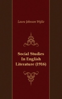 Social Studies In English Literature (1916) артикул 7295c.